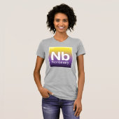 Periodische nichtbinäre Tabelle T-Shirt (Vorne ganz)