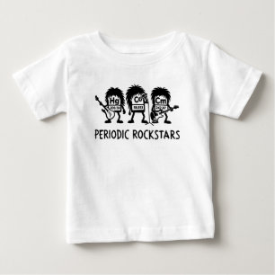 Periodische Rockstars Chemie Humor Baby T-shirt