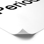 Periodische Rundtabelle der Elemente Poster (Ecke)