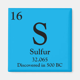 Periodische Schwefeltabelle Magnet