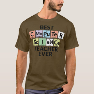 Periodische Tabelle - Bester Informatiklehrer je T-Shirt