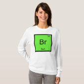 Periodische Tabelle "Burt Name Chemistry Element" T-Shirt (Vorne ganz)