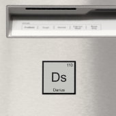 Periodische Tabelle "Darius Name Chemistry Element Magnet (In Situ (Geschirrspüler))