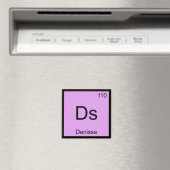 Periodische Tabelle "Denisse Name Chemistry Elemen Magnet (In Situ (Geschirrspüler))