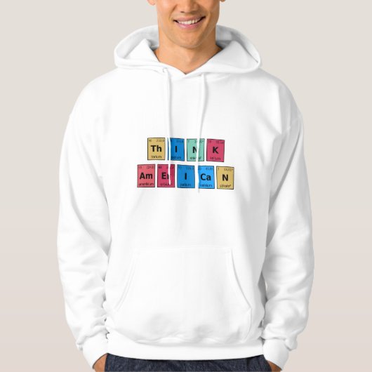 Periodische Tabelle denken Hoodie (Vorderseite)