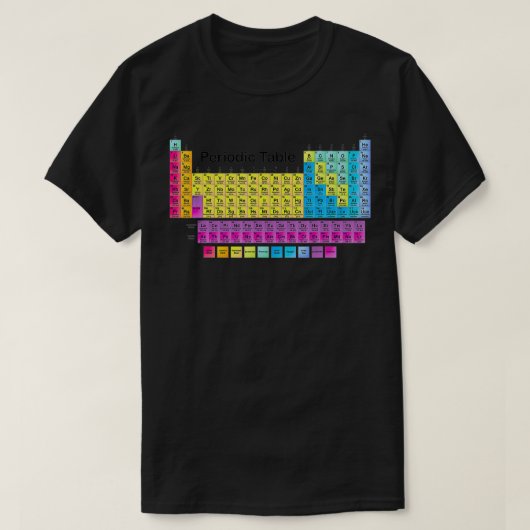 Periodische Tabelle der Elemente 1 T-Shirt (Design vorne)