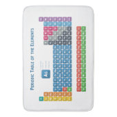 Periodische Tabelle der Elemente 2 Badematte (Vorderseite Vertikal)