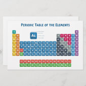 Periodische Tabelle der Elemente 2 Briefpapier (Vorne/Hinten)