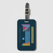 Periodische Tabelle der Elemente 2 Gepäckanhänger (Vorderseite Vertikal)