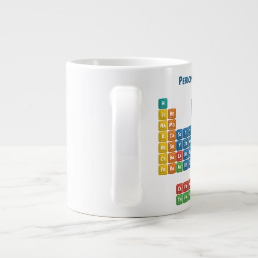 Periodische Tabelle der Elemente 2 Jumbo-Tasse (Rückseite)