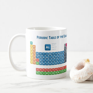 Periodische Tabelle der Elemente 2 Kaffeetasse