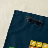 Periodische Tabelle der Elemente 2 Strandtuch (Beispiel)