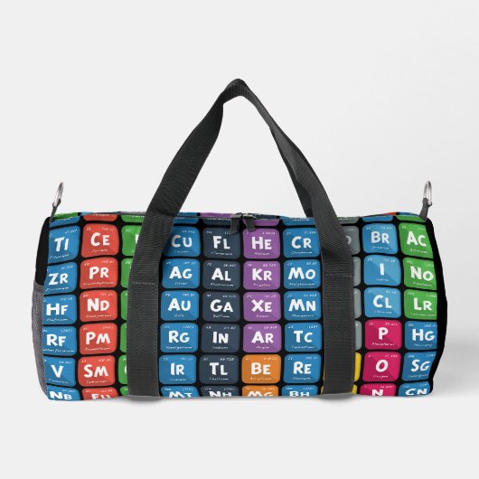 Periodische Tabelle der Elemente 3 Duffle Bag (Rückseite)