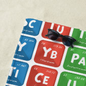 Periodische Tabelle der Elemente 3 Strandtuch (Beispiel)