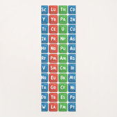 Periodische Tabelle der Elemente 3 Yogamatte (Vorderseite)