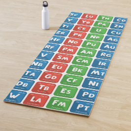 Periodische Tabelle der Elemente 3 Yogamatte