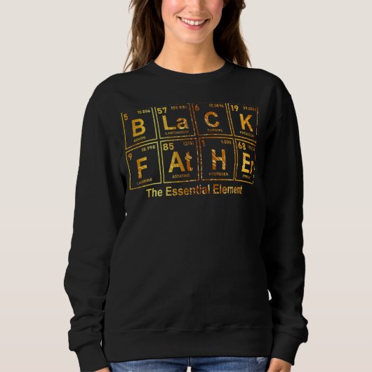 Periodische Tabelle der Elemente des Vaters D Sweatshirt (Vorderseite)