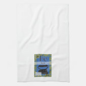 Periodische Tabelle der Elemente (Eisen, Fe) Geschirrtuch (Vertikal)