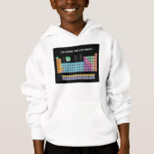 Periodische Tabelle der Elemente Hoodie (Vorderseite)