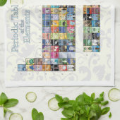 Periodische Tabelle der Elemente Küchentuch (Gefaltet)