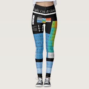 Periodische Tabelle der Elemente Leggings
