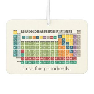 Periodische Tabelle der Elemente - Periodische Anw Autolufterfrischer