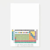 Periodische Tabelle der Elemente - Periodische Anw Post-it Klebezettel (Vorderseite)