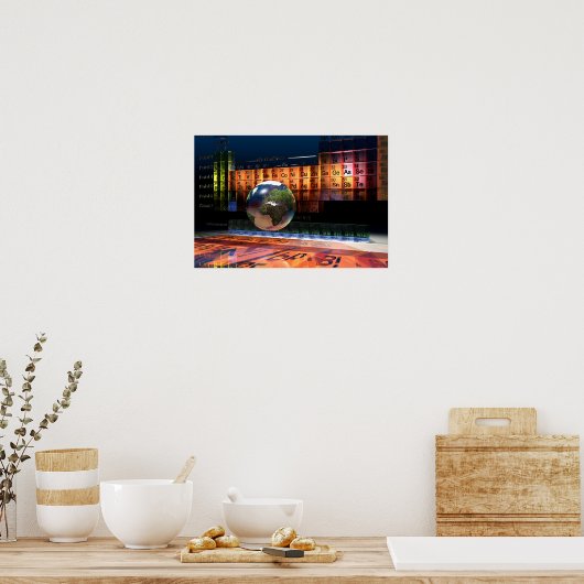 Periodische Tabelle der Elemente Poster (Küche)