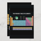 Periodische Tabelle der Elemente werfen Kissen Save The Date (Vorne/Hinten)