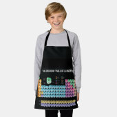 Periodische Tabelle der Elemente werfen Kissen Schürze (Getragen)