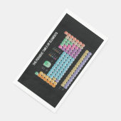 Periodische Tabelle der Elemente werfen Kissen Serviette (Ecke)