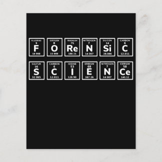 Periodische Tabelle der forensischen Wissenschaft