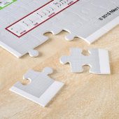 Periodische Tabelle der Gitarrensymbole Puzzle (Seite)