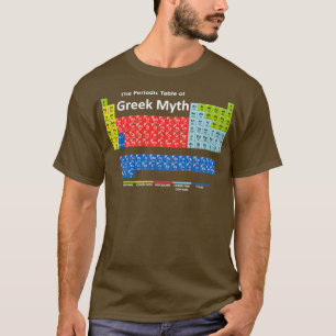 Periodische Tabelle der griechischen Mythologie  T-Shirt