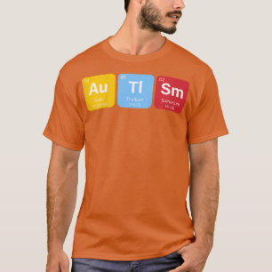 Periodische Tabelle der Kinder für Autistische Aut T-Shirt