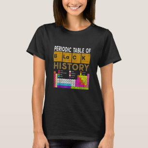 Periodische Tabelle der Phantastischen Schwarzgesc T-Shirt