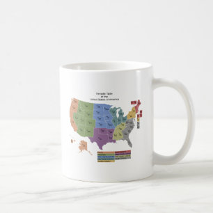 Periodische Tabelle der USA - Kaffeetasse
