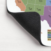Periodische Tabelle der USA - Mousepad (Ecke)