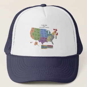 Periodische Tabelle der USA - Truckerkappe