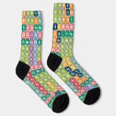 Periodische Tabelle des Elementmusters Socken (Rechts)