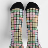 Periodische Tabelle des Elementmusters Socken (Oben)