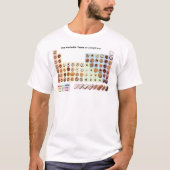 Periodische Tabelle des Krapfen-T - Shirt (Vorderseite)