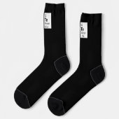 Periodische Tabelle des Nerds niedliche Wissenscha Socken (Linkes Detail)