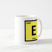 Periodische Tabelle E F G H Kaffeetasse (VorderseiteRechts)