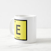 Periodische Tabelle E F G H Kaffeetasse (Vorderseite Links)