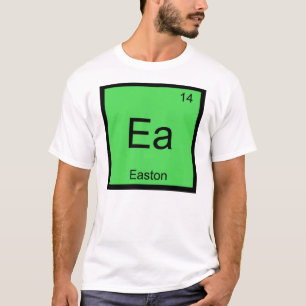 Periodische Tabelle Easton Name Chemistry Element T-Shirt