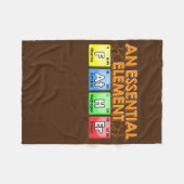 Periodische Tabelle eines wesentlichen Elements er Fleecedecke (Vorderseite (Horizontal))