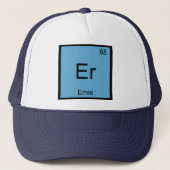 Periodische Tabelle "Ernie Name Chemistry Element Truckerkappe (Vorderseite)