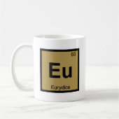 Periodische Tabelle EU - Eurydice Kaffeetasse (Links)