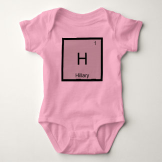 Periodische Tabelle für chemische Elemente mit Hil Baby Strampler